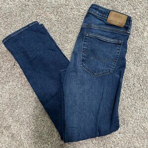 American Eagle Outfitters Men's Blue and Navy Jeans